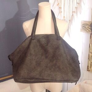 Free People Gray Tote Bag